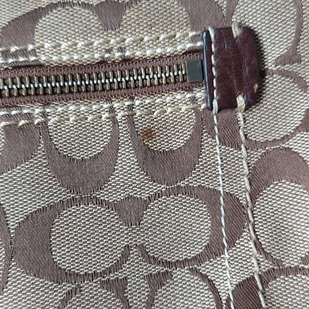 Vintage Coach Signature C Monogram Crossbody Bag - Picture 16 of 16